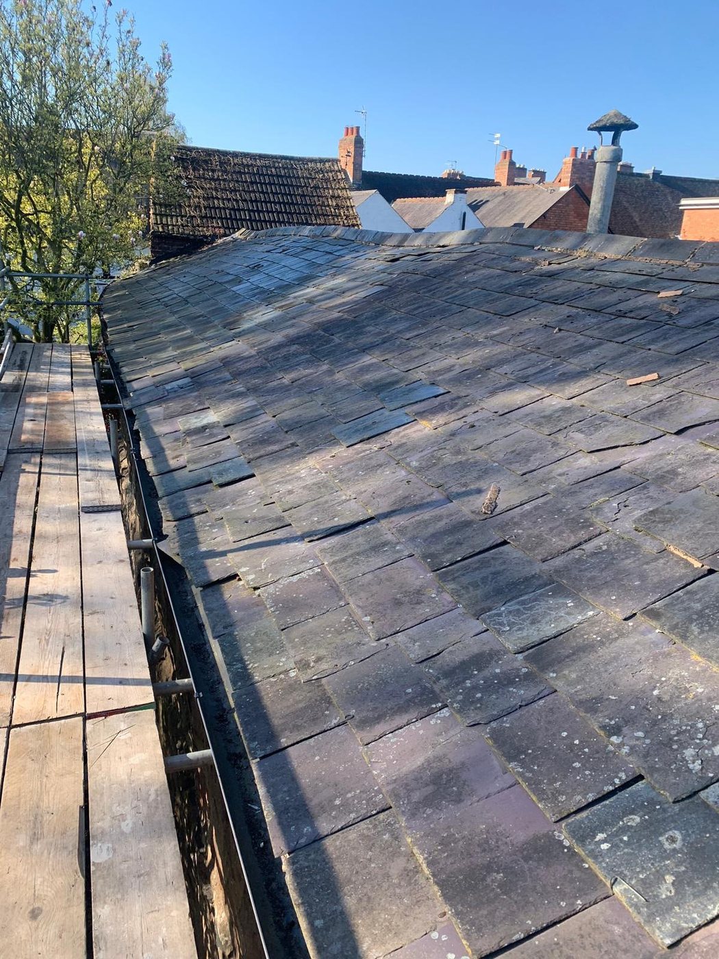 Roof strip - Work in progress by Derby & Nottingham Roofing